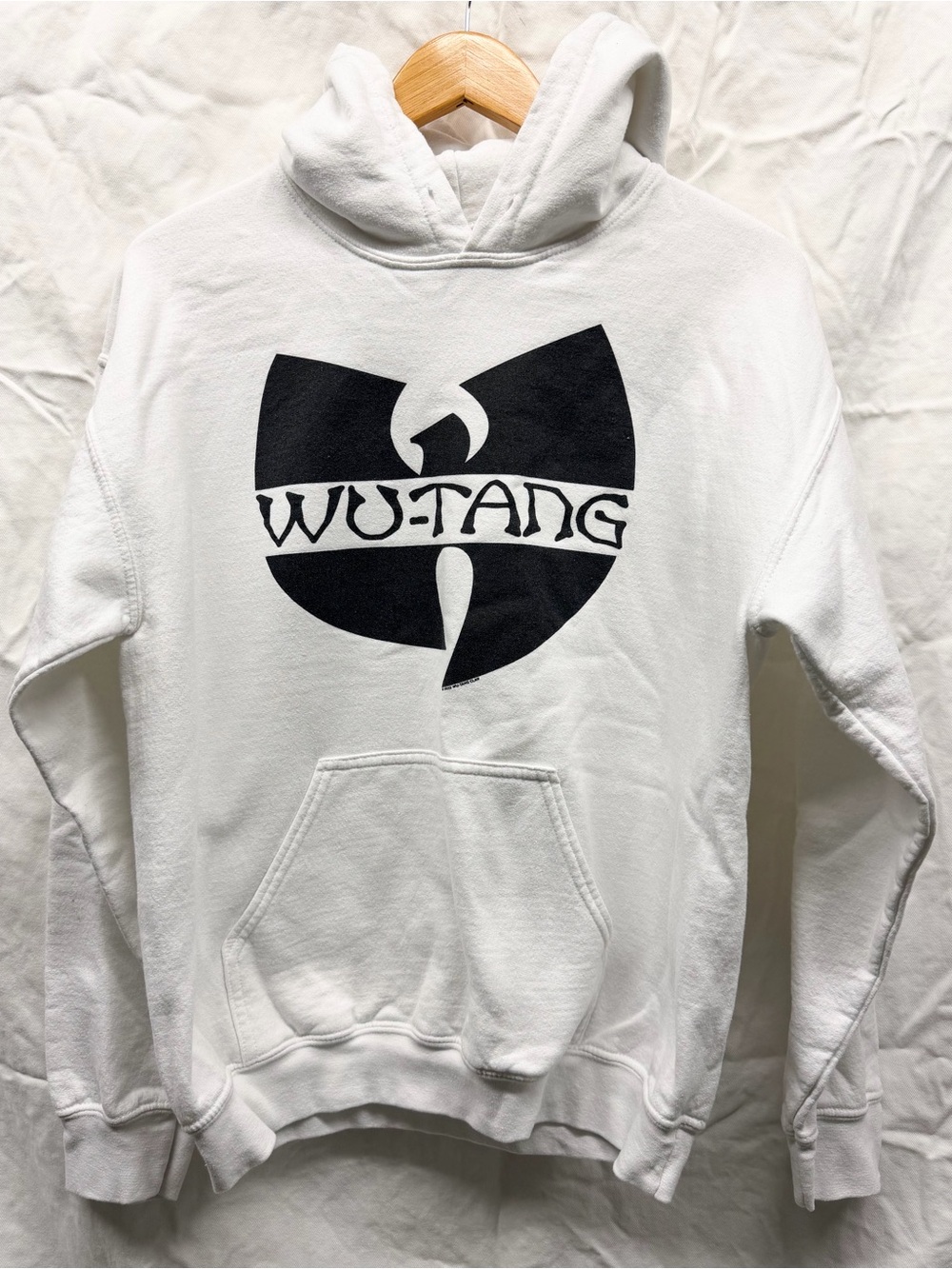 Wu-Tang Logo Crewneck Sweatshirt - White/Black